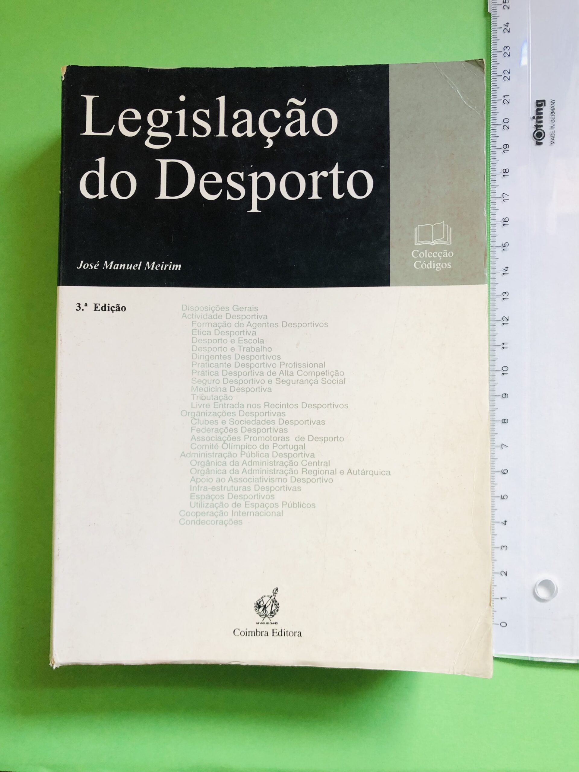 Legislação do Desporto - José Manuel Meirim