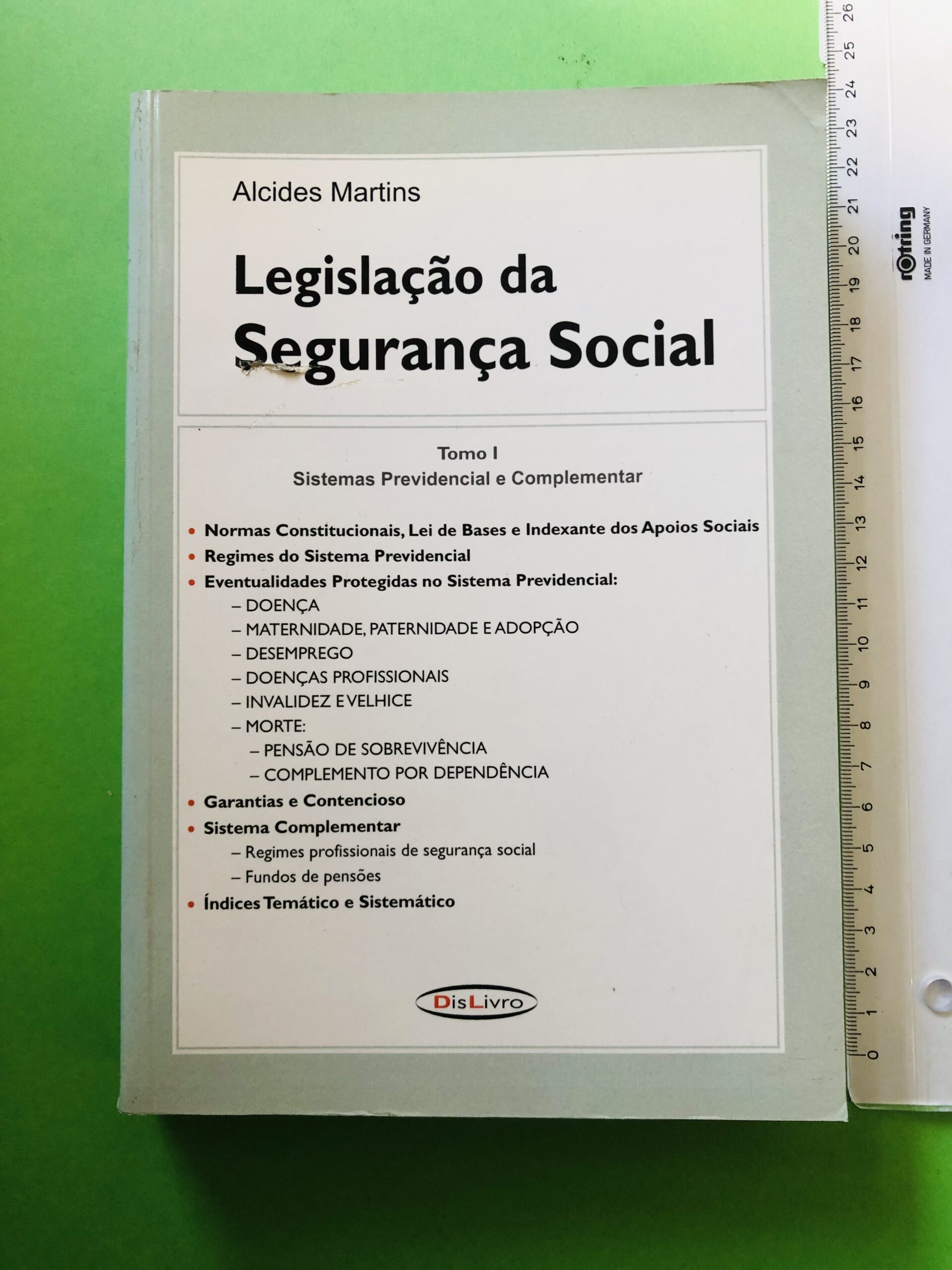 Legislação da Segurança Social - Alcides Martins