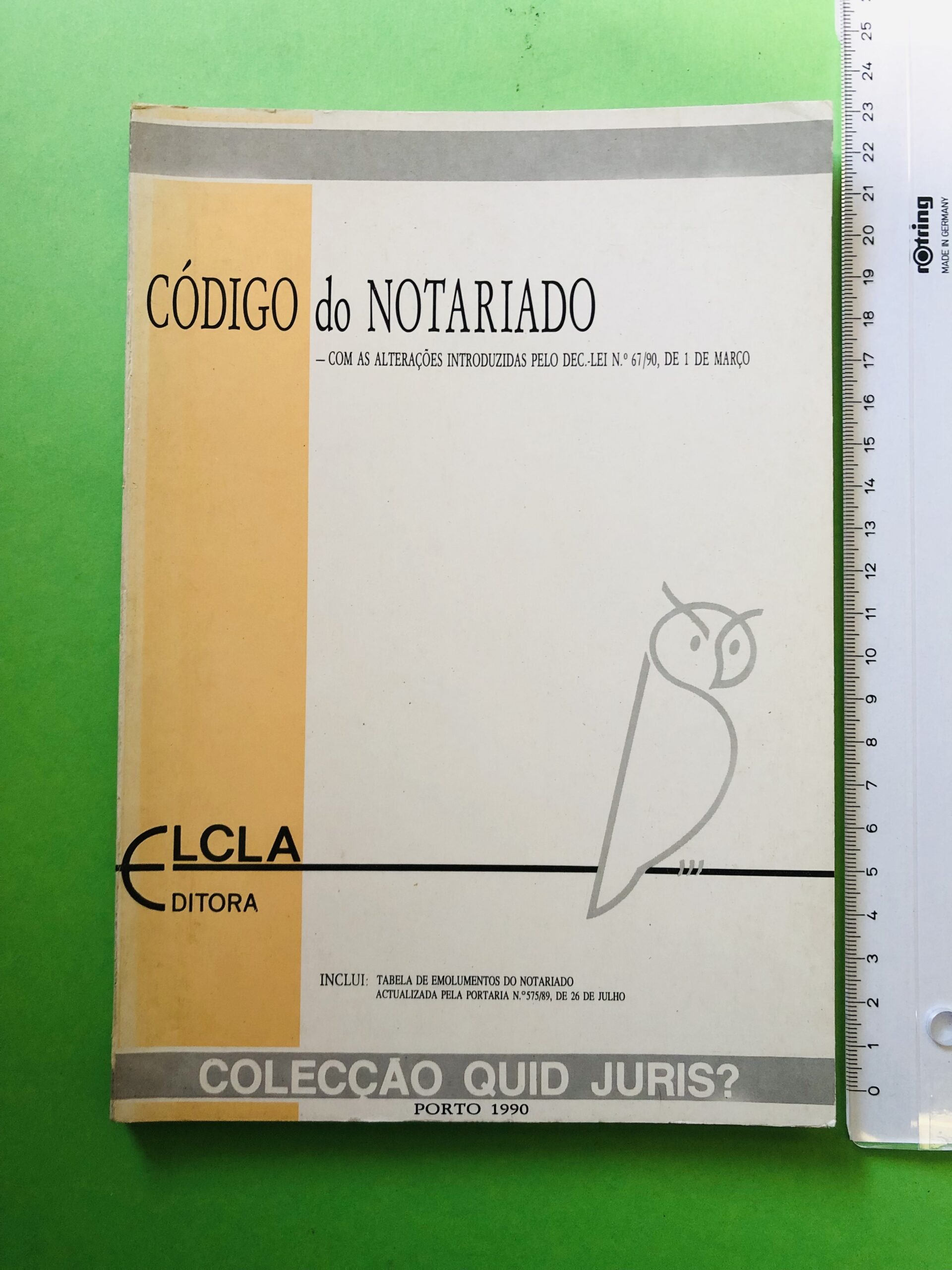 CÓDIGO do NOTARIADO - Não especificado