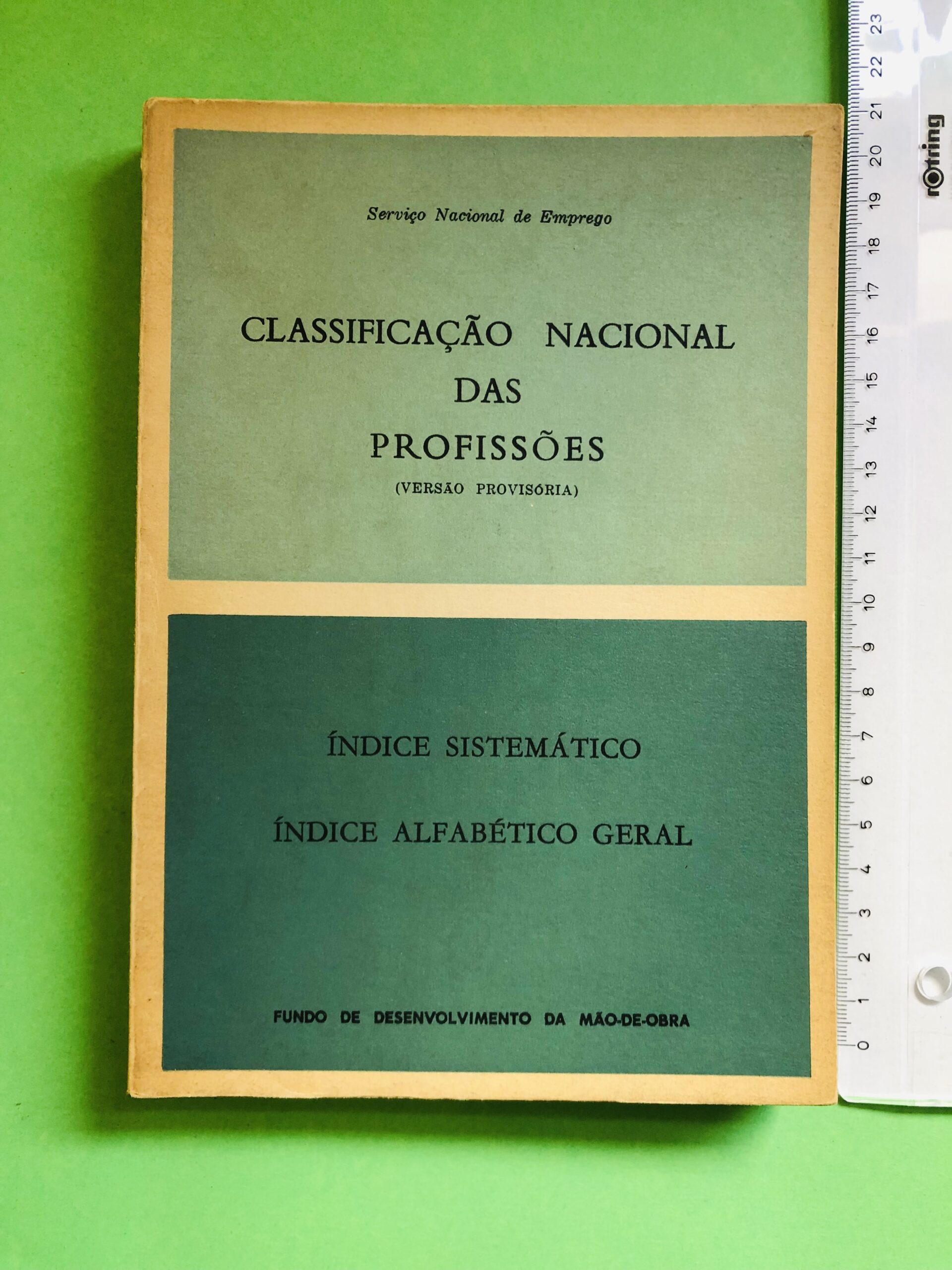 Classificação Nacional das Profissões (Versão Provisória) - Não especificado