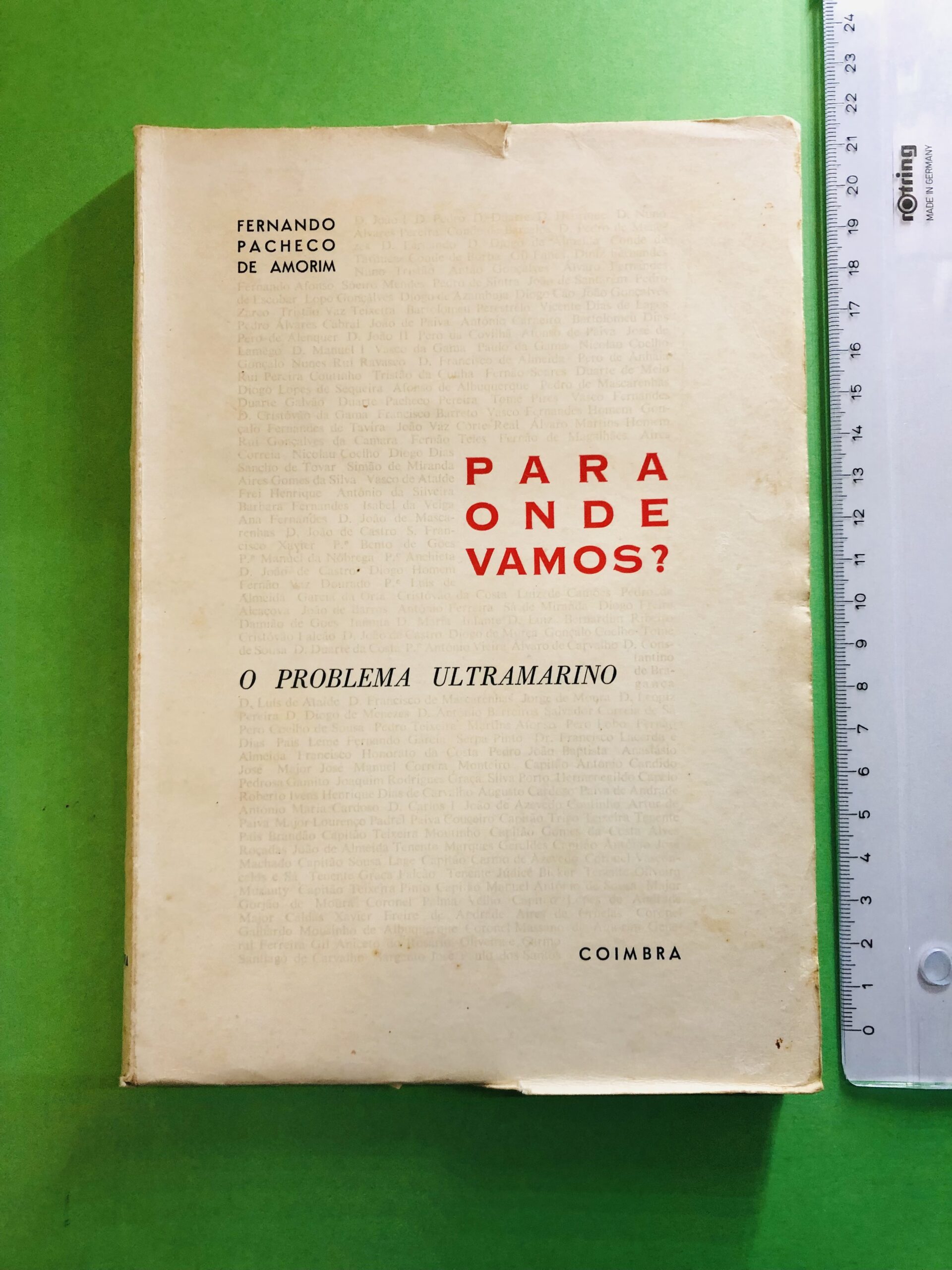 Para onde vamos? - Fernando Pacheco de Amorim