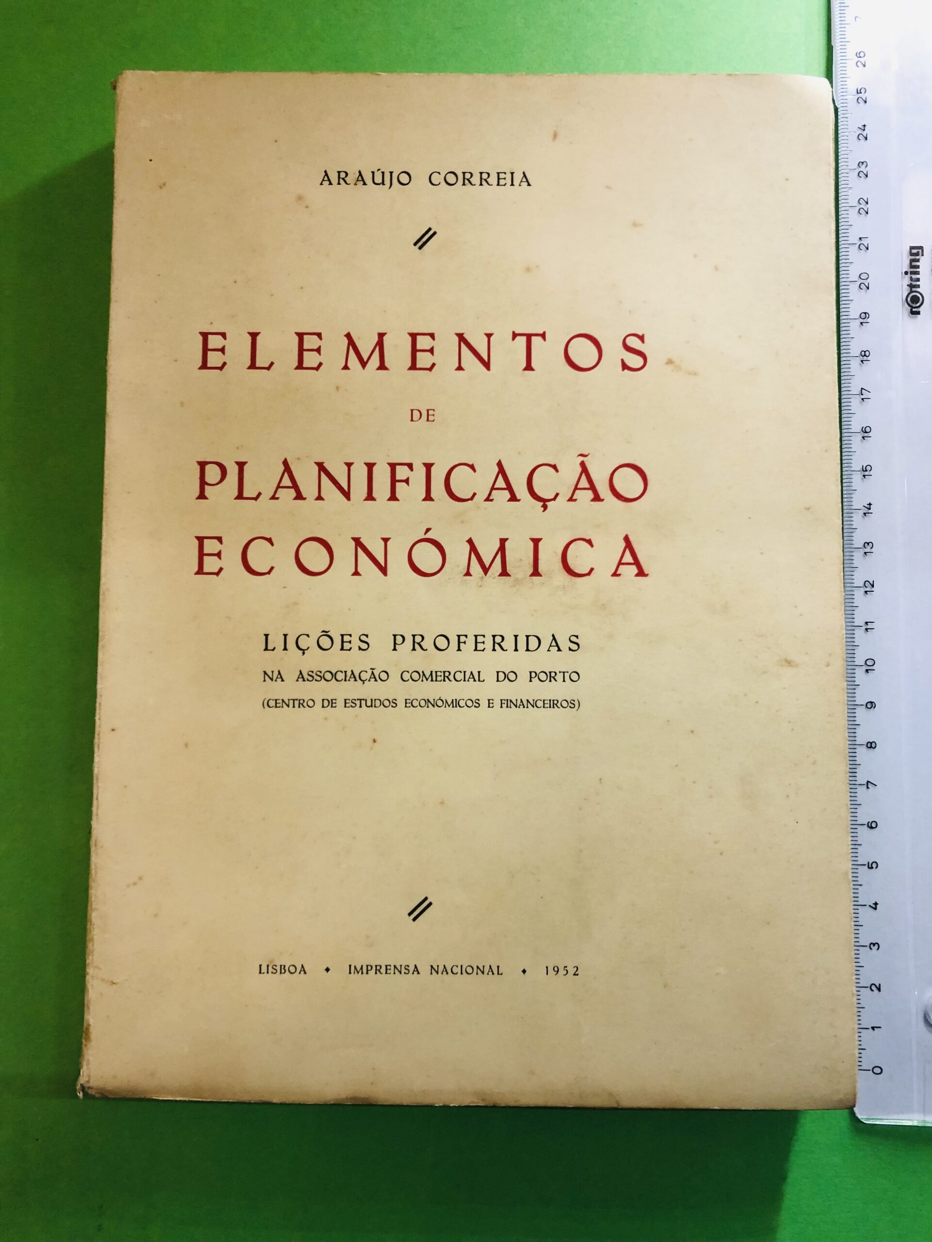 Elementos de Planificação Económica - Araujo Correia
