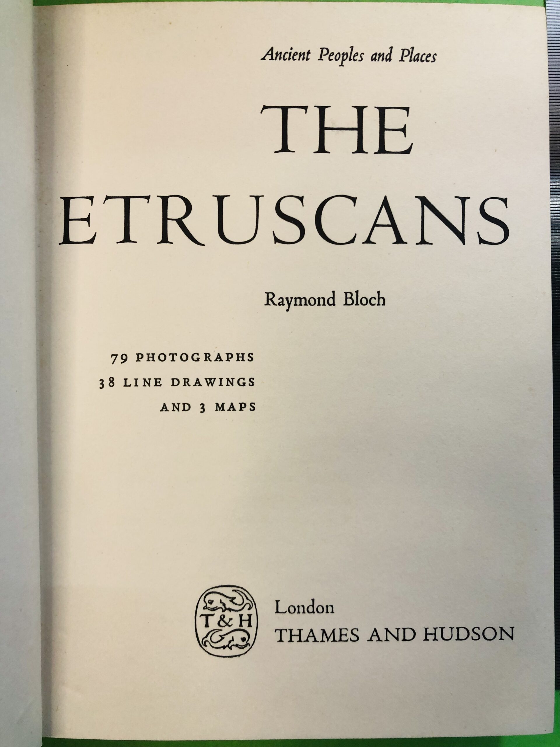 THE ETRUSCANS - Raymond Bloch