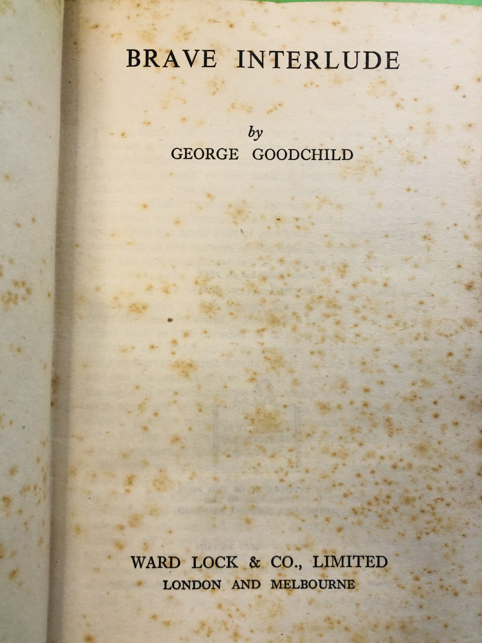 Brave Interlude - George Goodchild