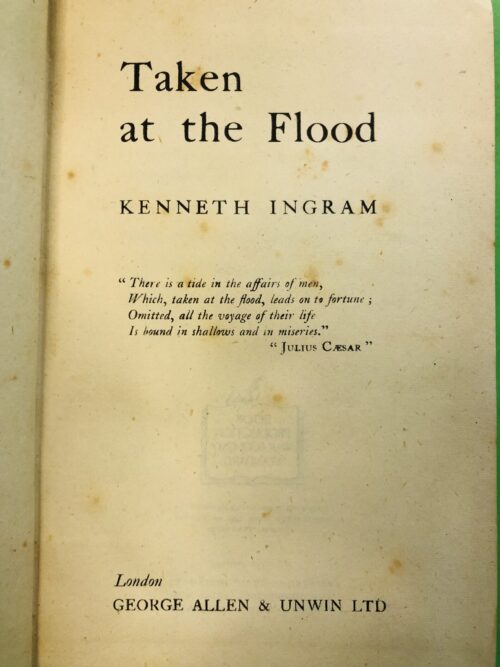 Taken at the Flood - Kenneth Ingram
