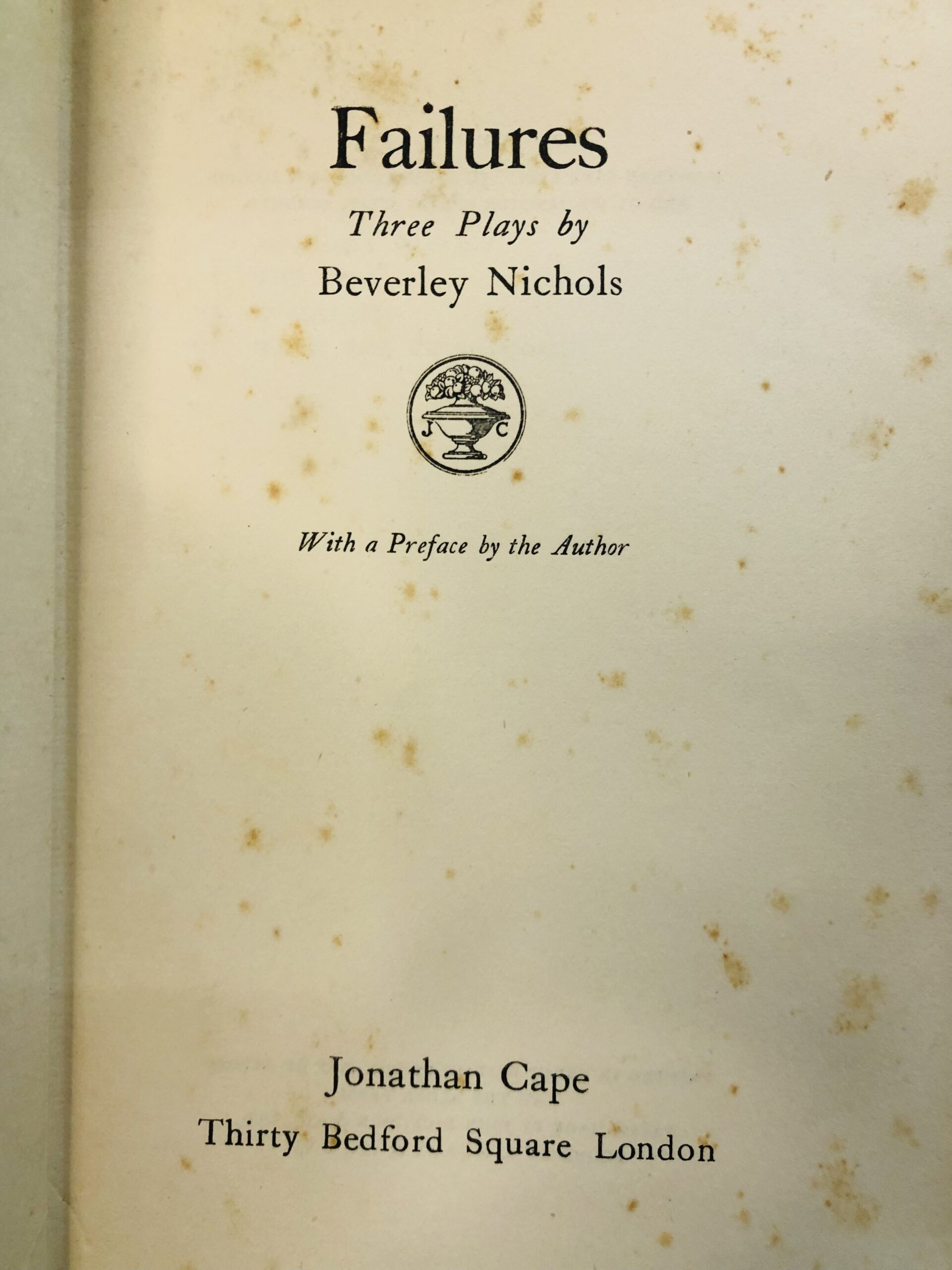 Failures - Beverley Nichols