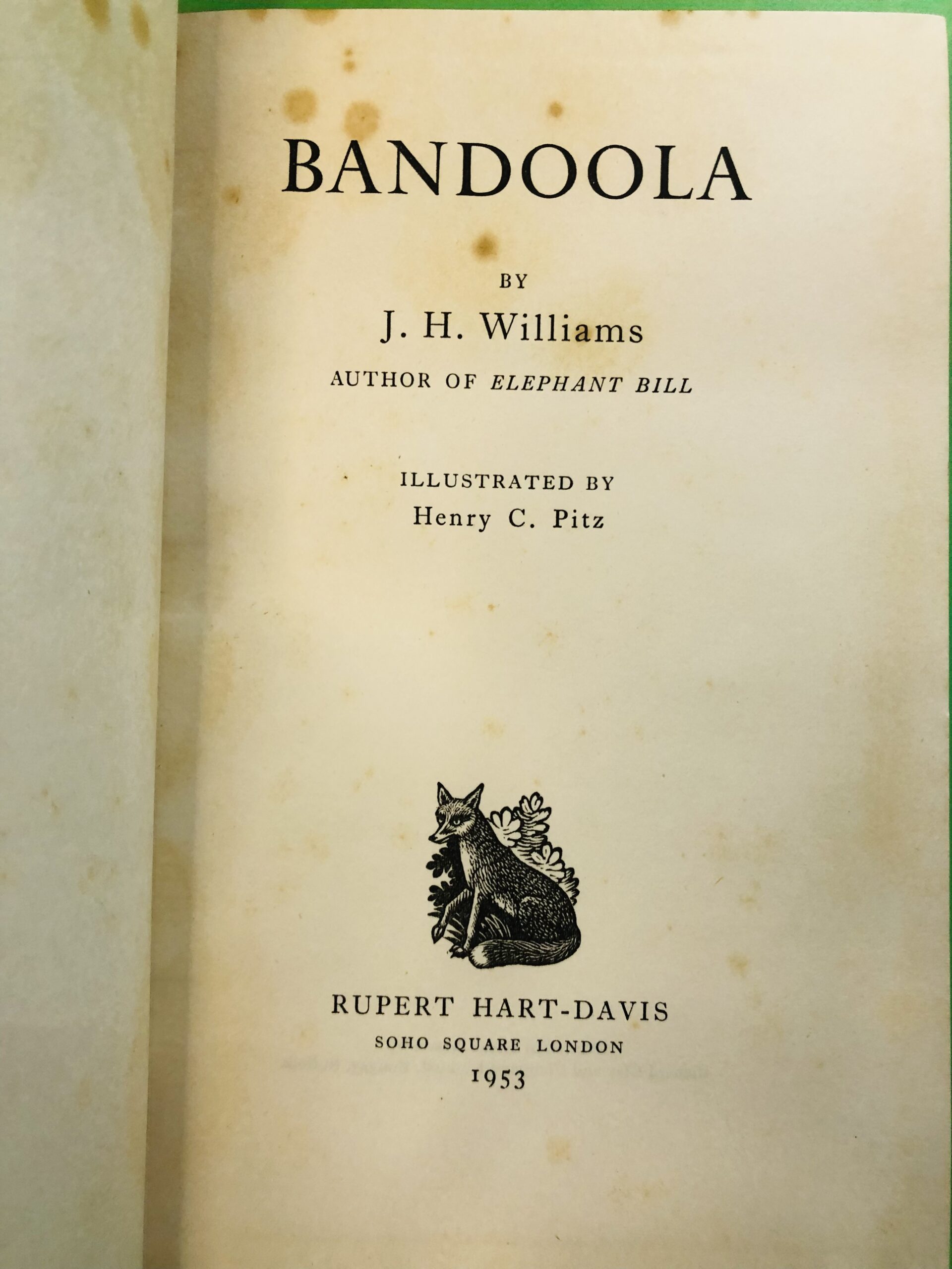 Bandoola - J. H. Williams