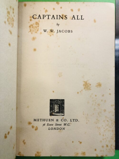 Captains All - W. W. Jacobs