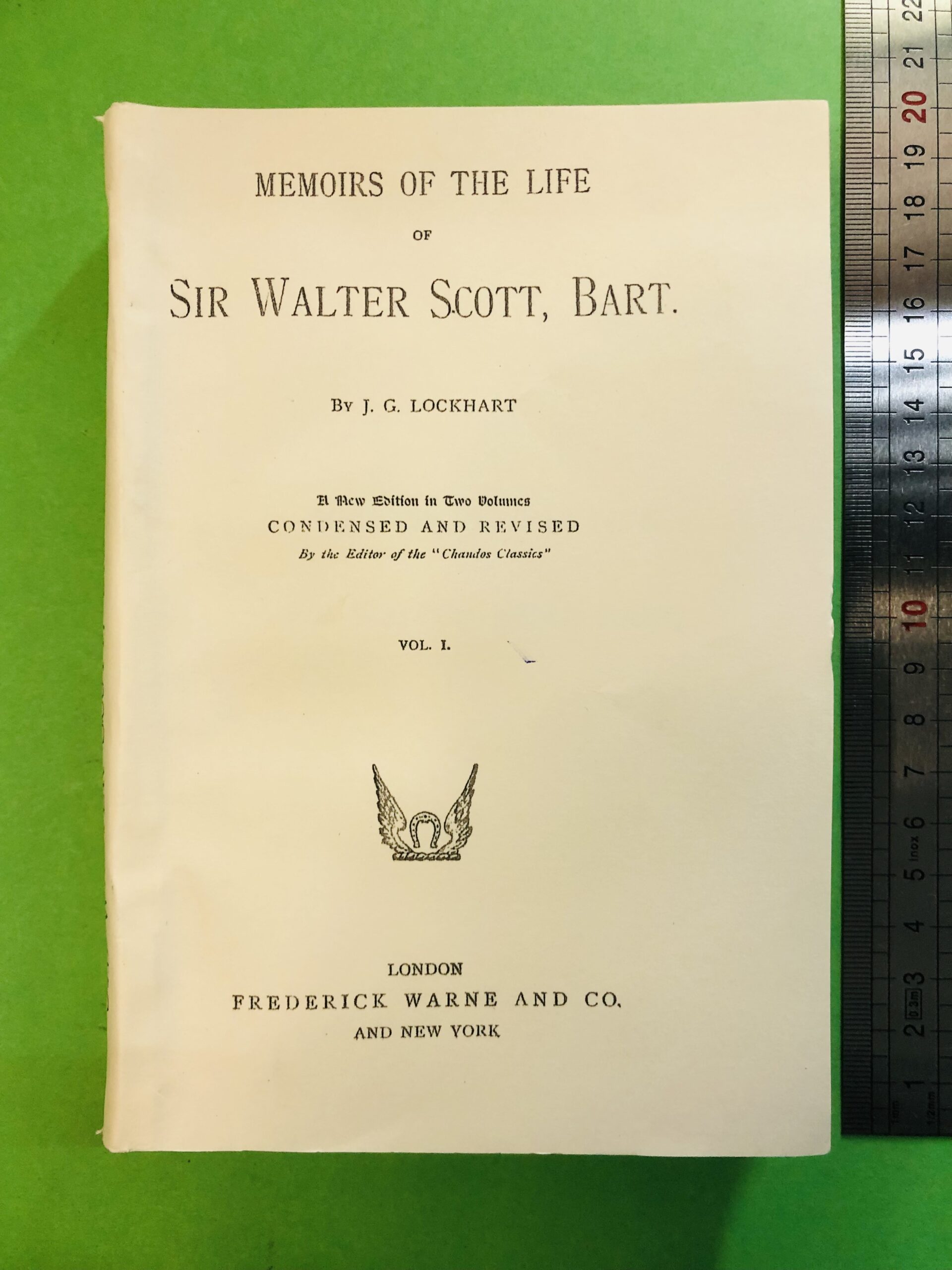 Memoirs of the Life of Sir Walter Scott, Bart. - J. G. Lockhart