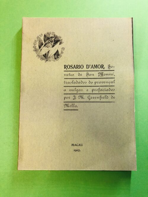 ROSARIO D'AMOR - J. M. Greenfield de Mello