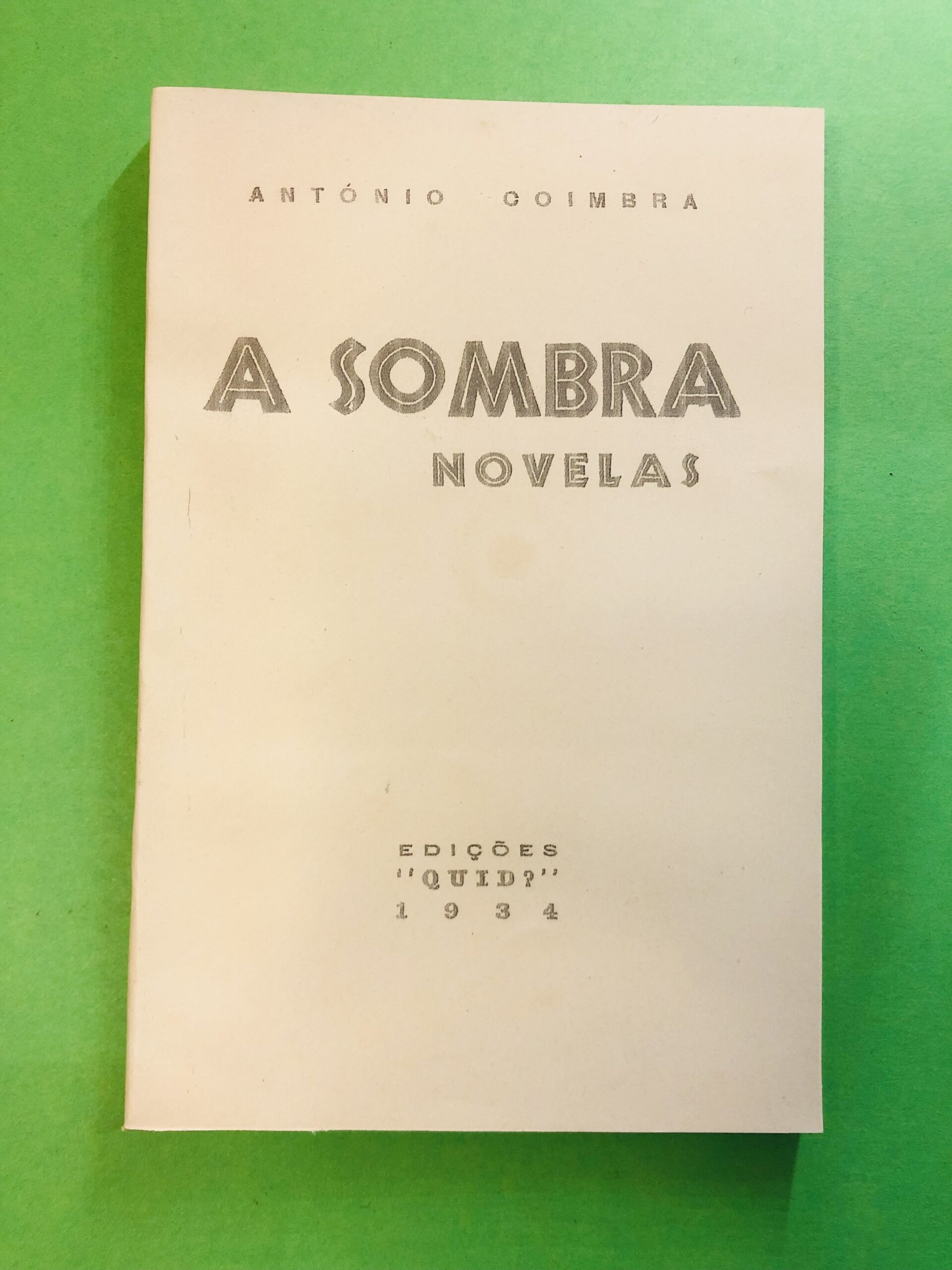A Sombra - António Coimbra