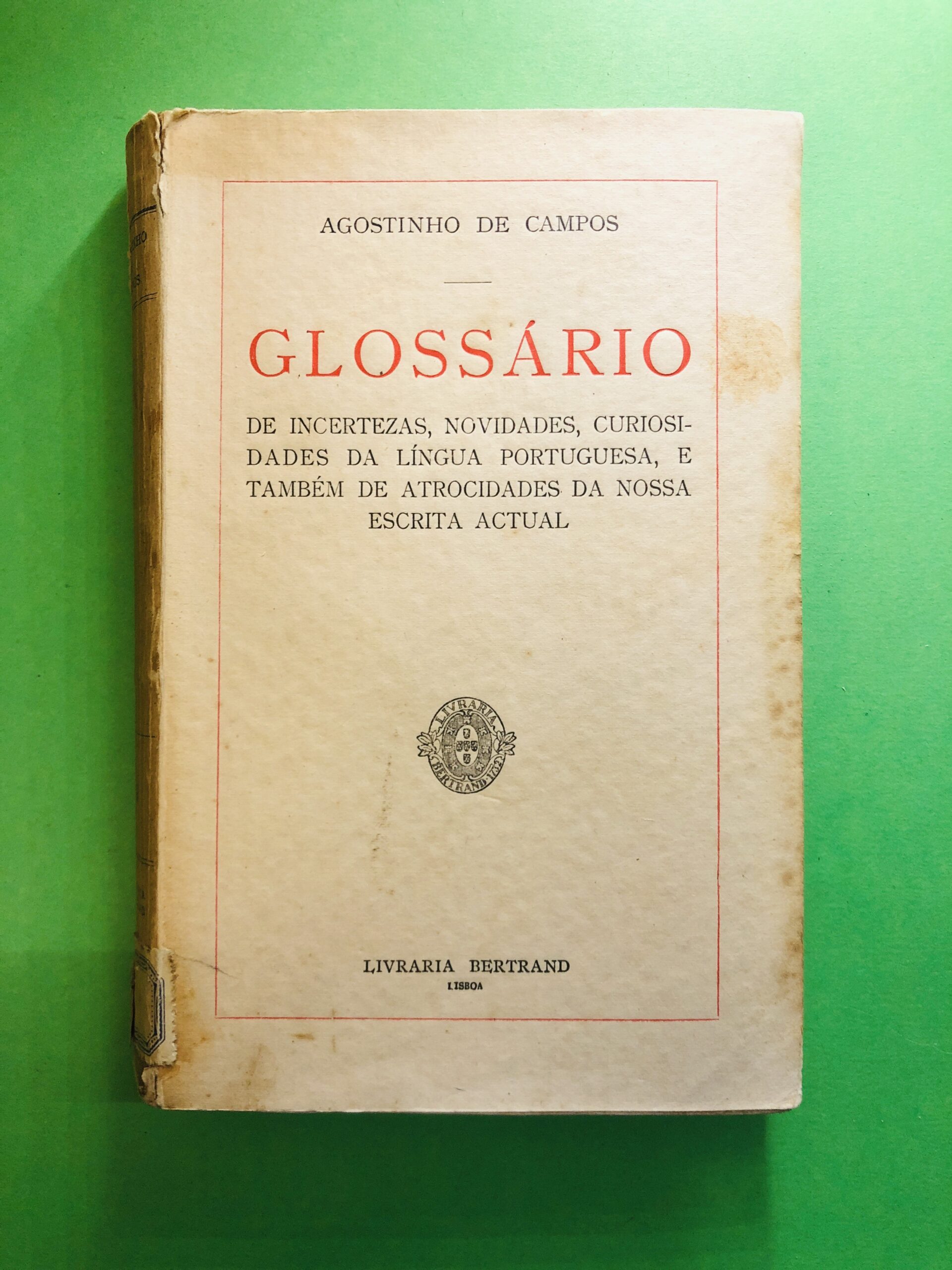 GLOSSÁRIO - Agostinho de Campos