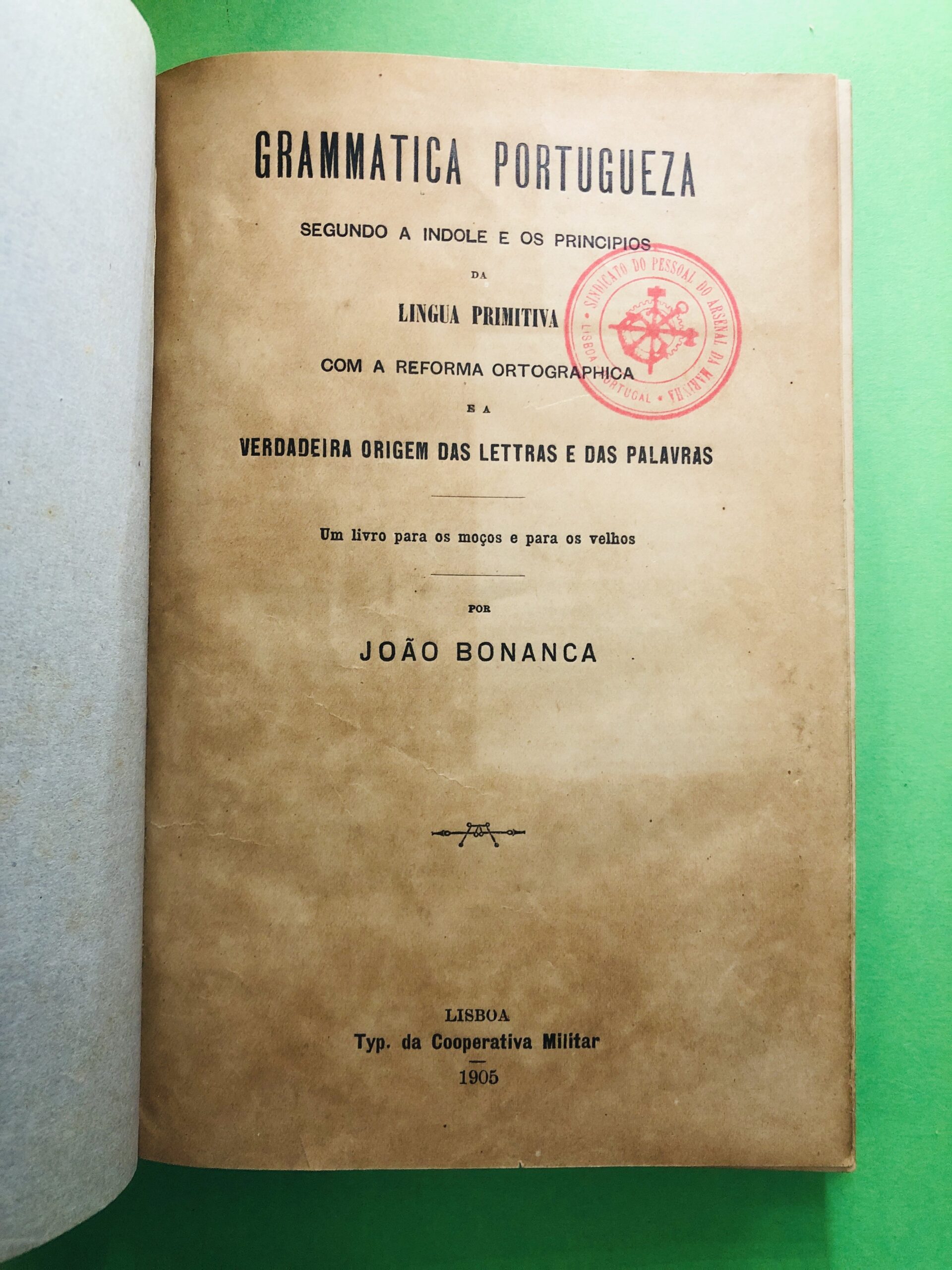 Grammatica Portugueza - João Bonanca