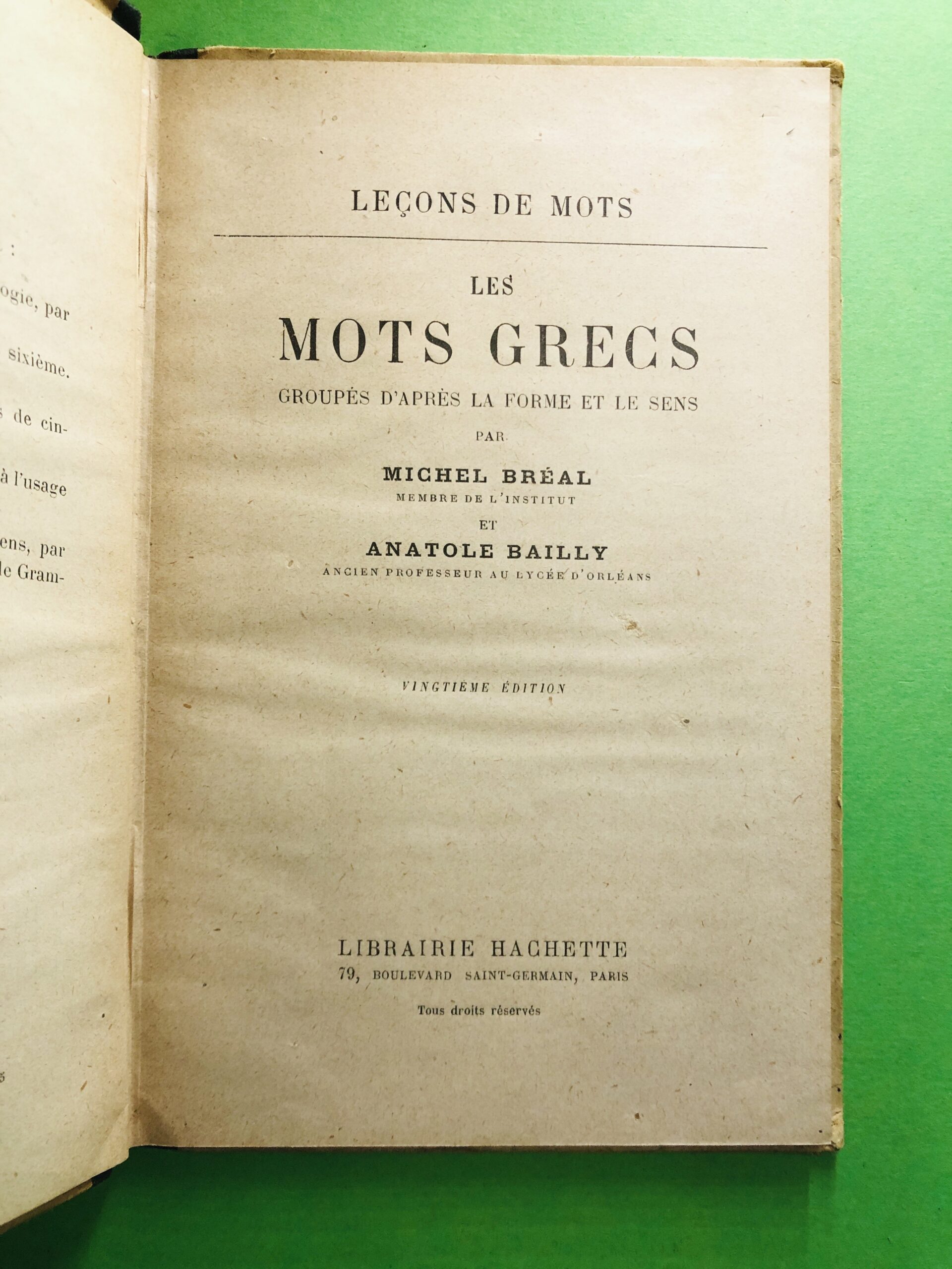 Leçons de Mots - Michel Bréal