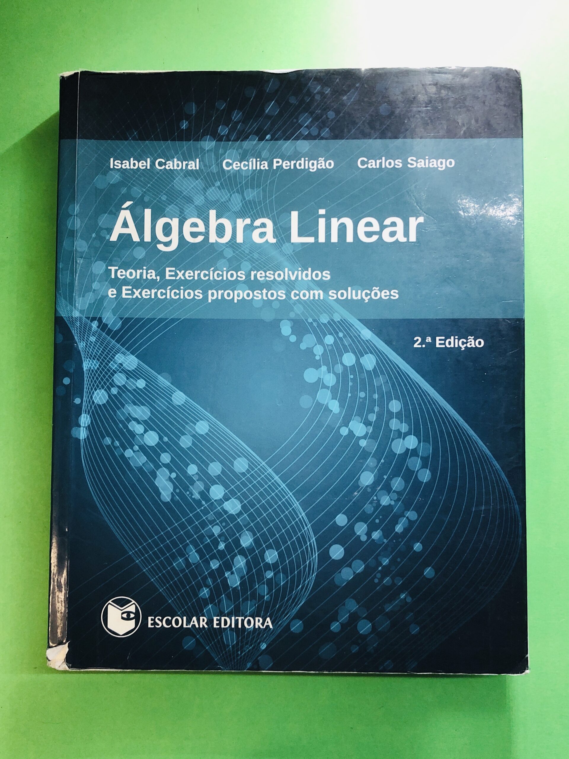 Álgebra Linear - Isabel Cabral, Cecília Perdigão, Carlos Saiago