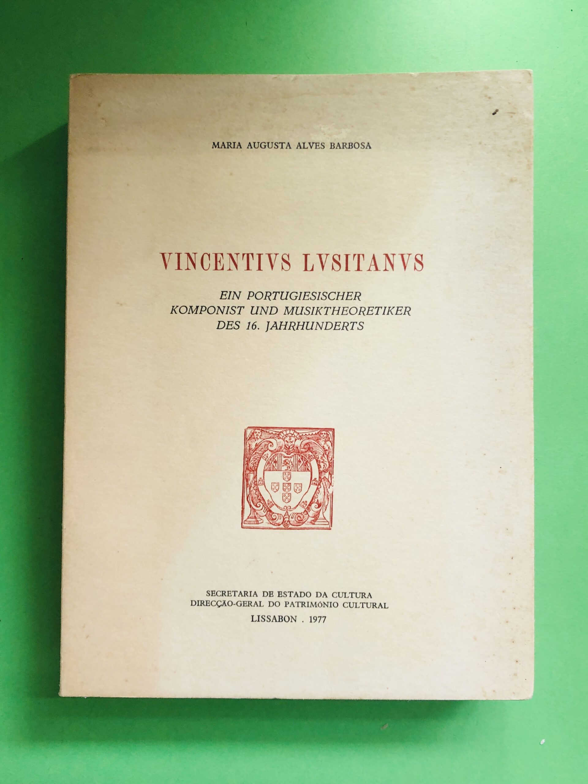 VINCENTIVS LVSITANVS - MARIA AUGUSTA ALVIS BARBOSA