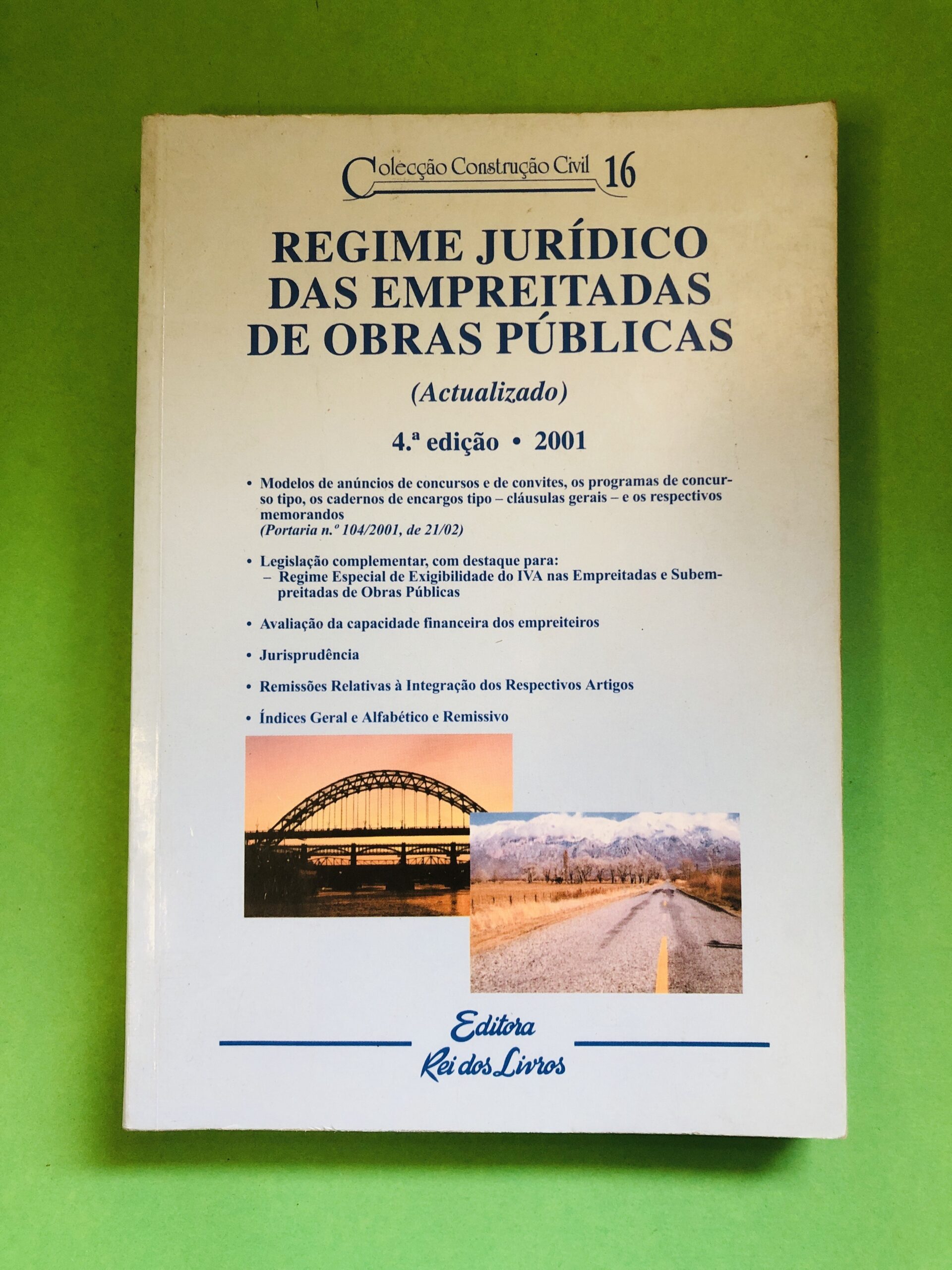 Regime Jurídico das Empreitadas de Obras Públicas - Não especificado