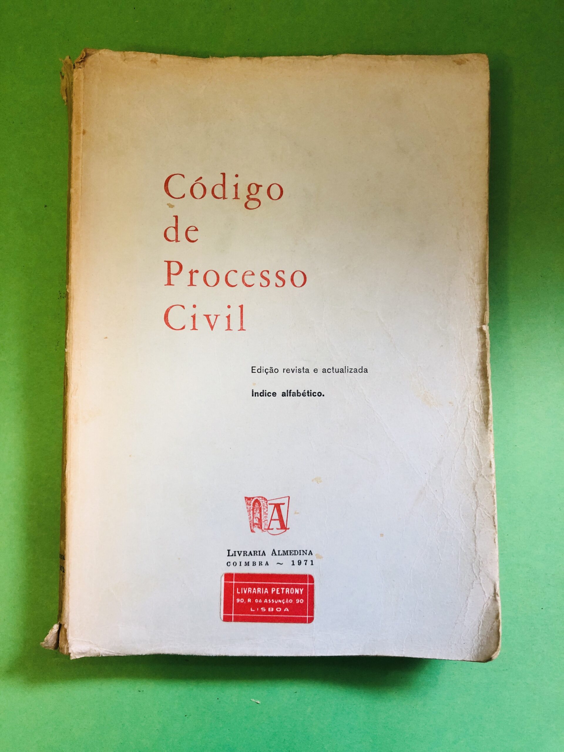 Código de Processo Civil - Não especificado