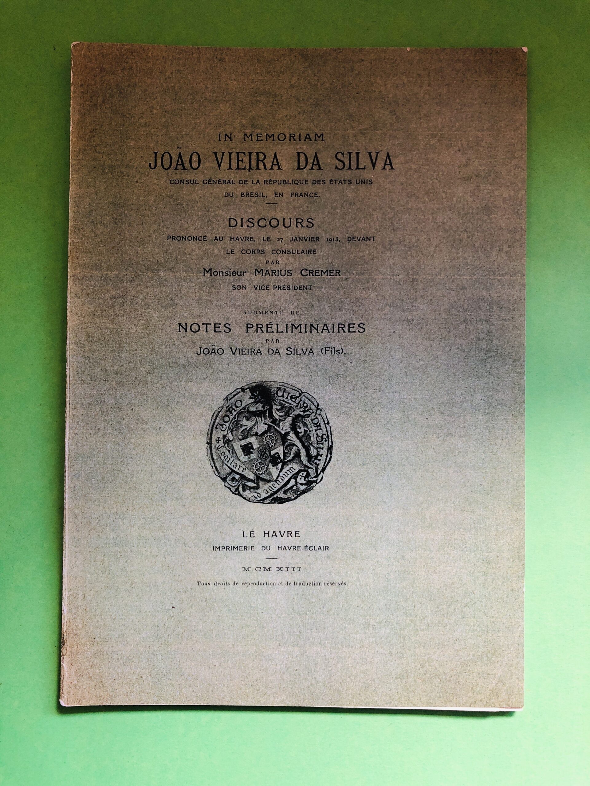 In Memoriam João Vieira da Silva - Marius Chevrier