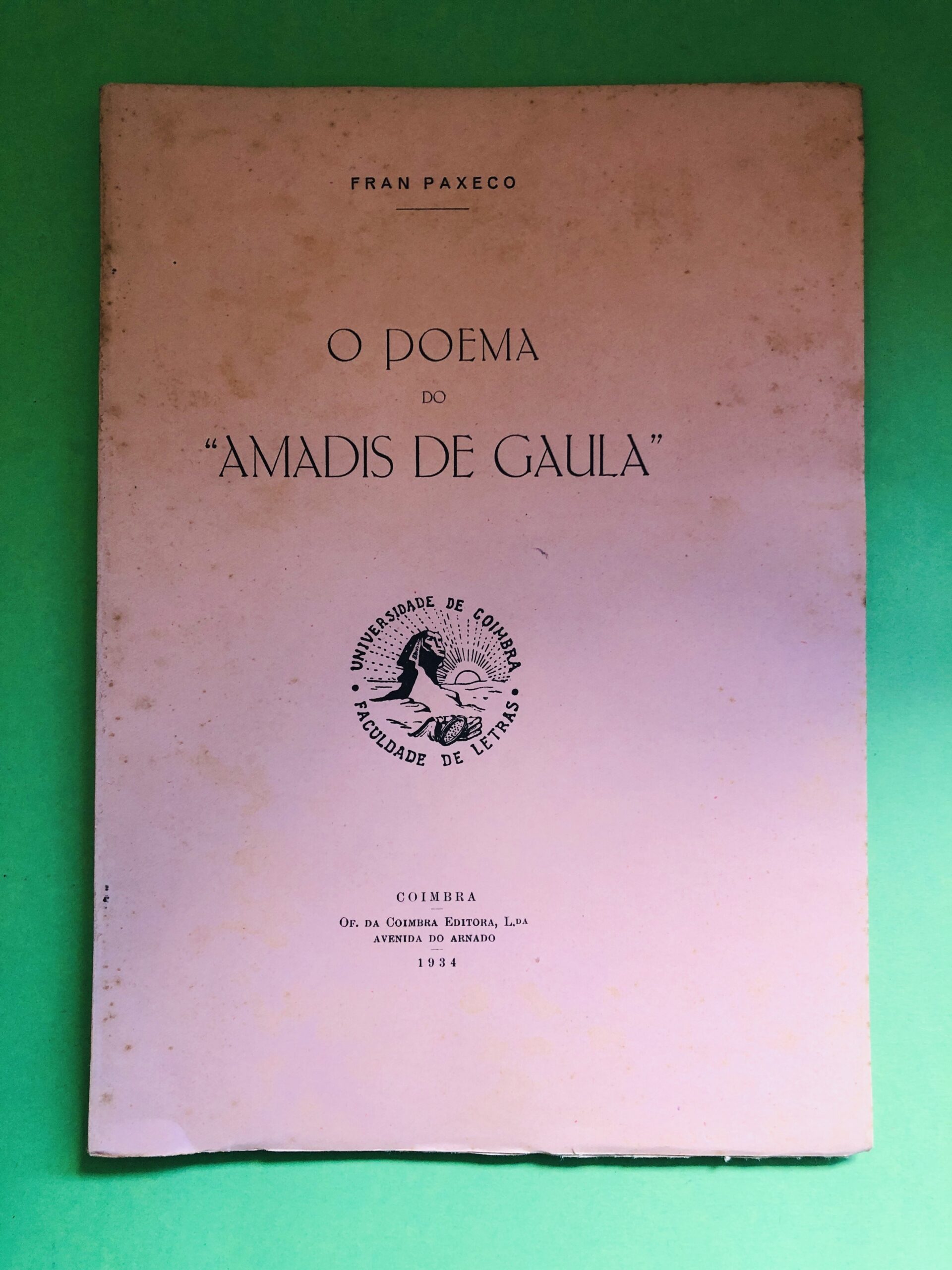 O Poema do "Amadis de Gaula" - Fran Paxeco