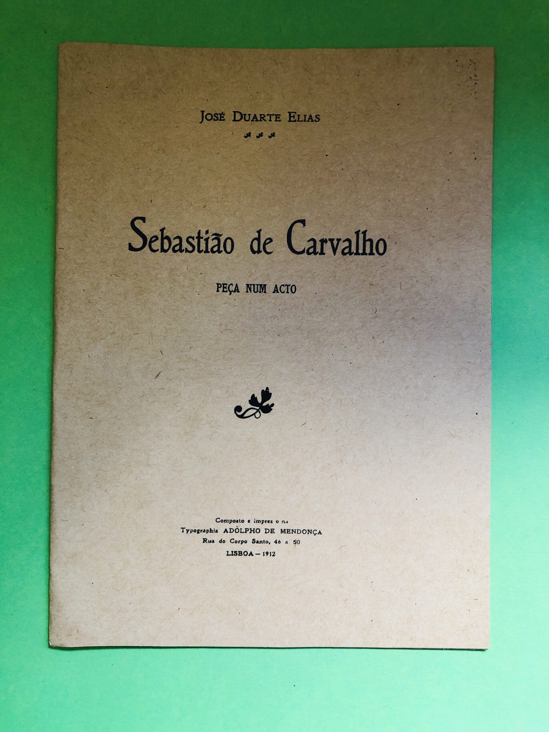Sebastião de Carvalho - José Duarte Elias
