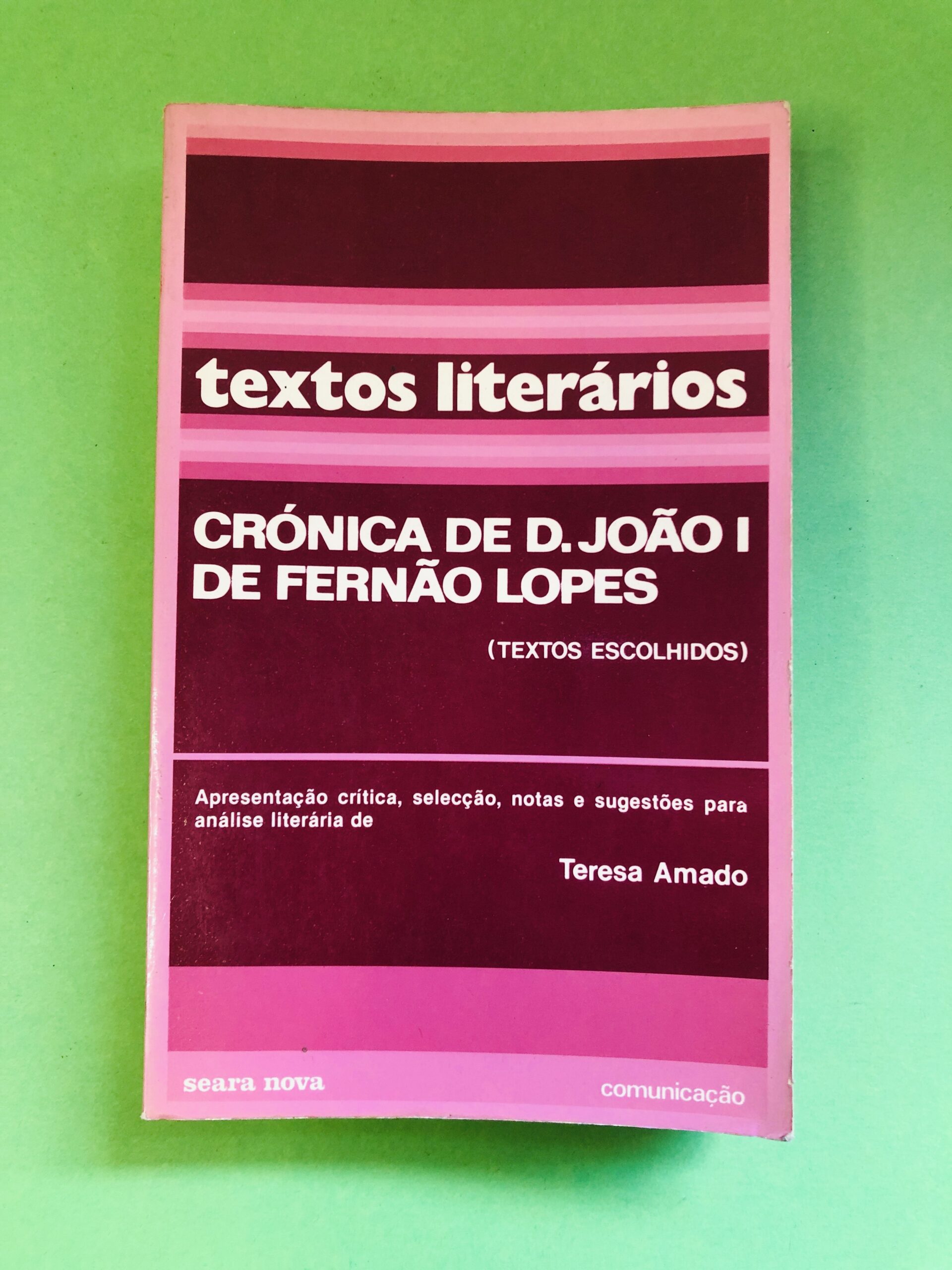 Crónica de D. João I e de Fernão Lopes - Teresa Amado