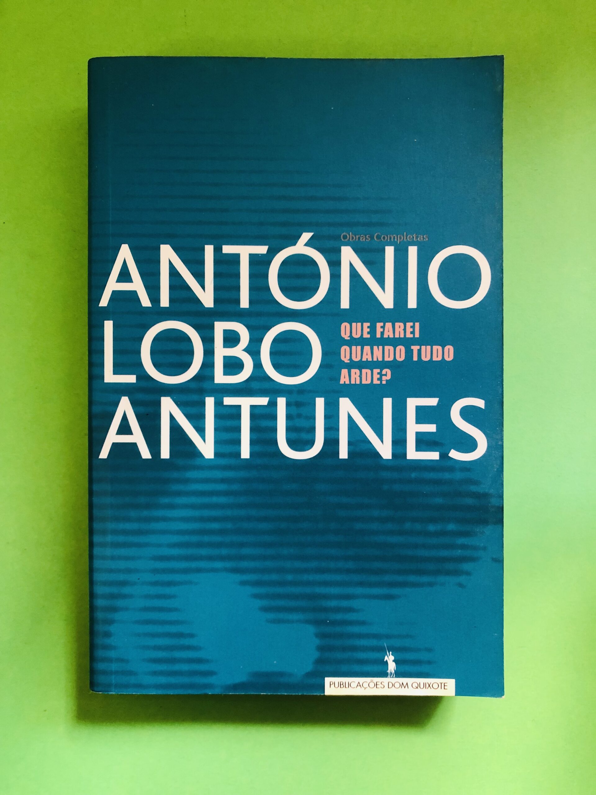 Que farei quando tudo arde? - António Lobo Antunes