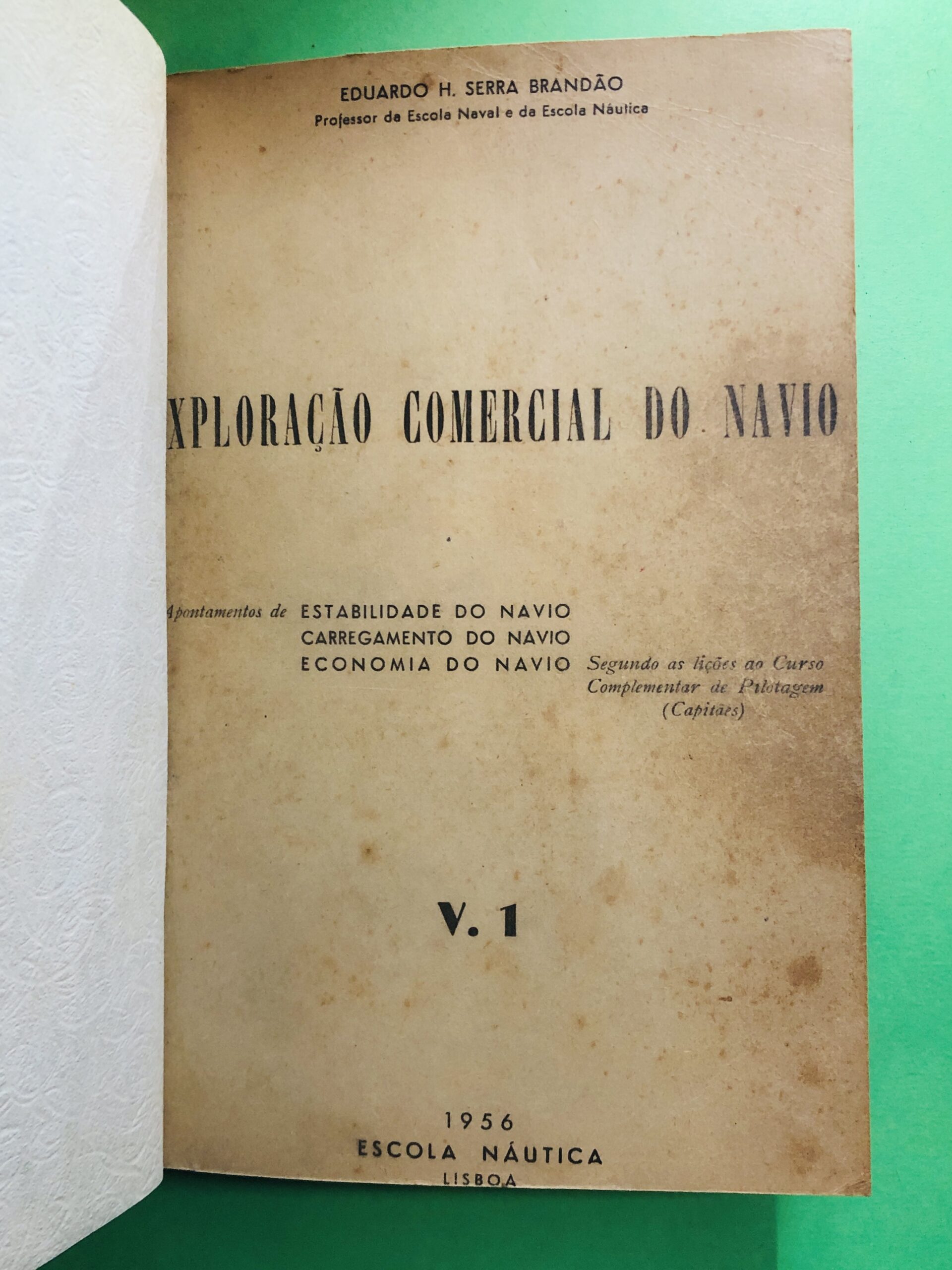 Exploração Comercial do Navio - Eduardo H. Serra Brandão