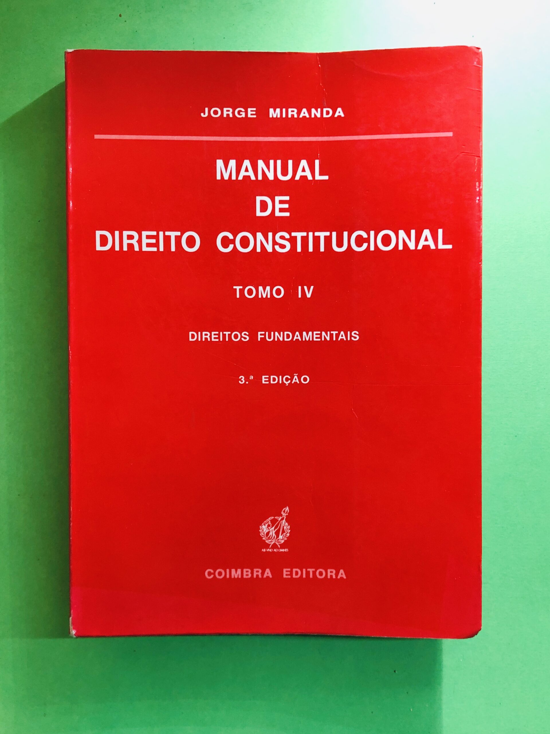 MANUAL DE DIREITO CONSTITUCIONAL - Jorge Miranda