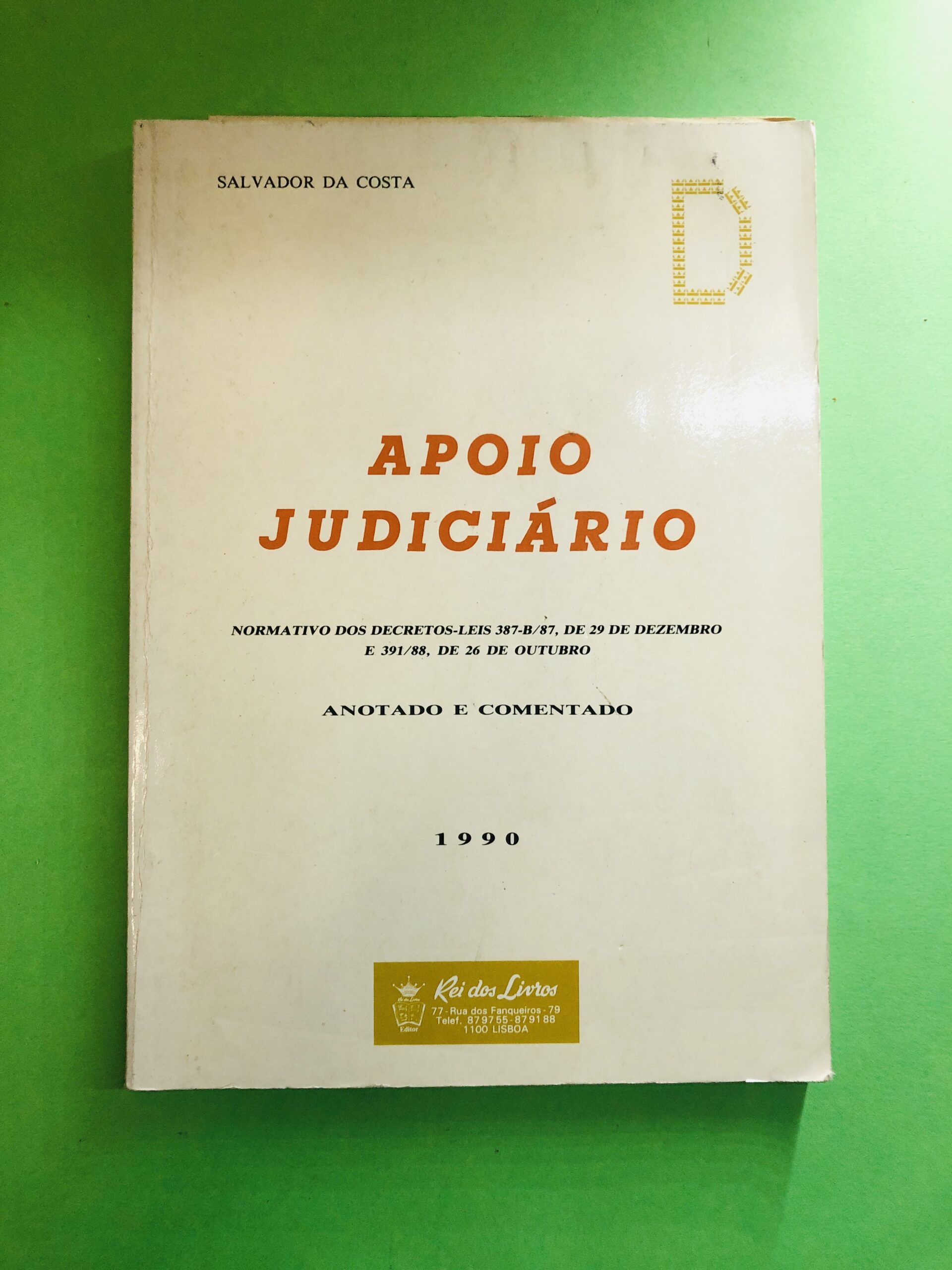 Apoio Judiciário - Salvador da Costa
