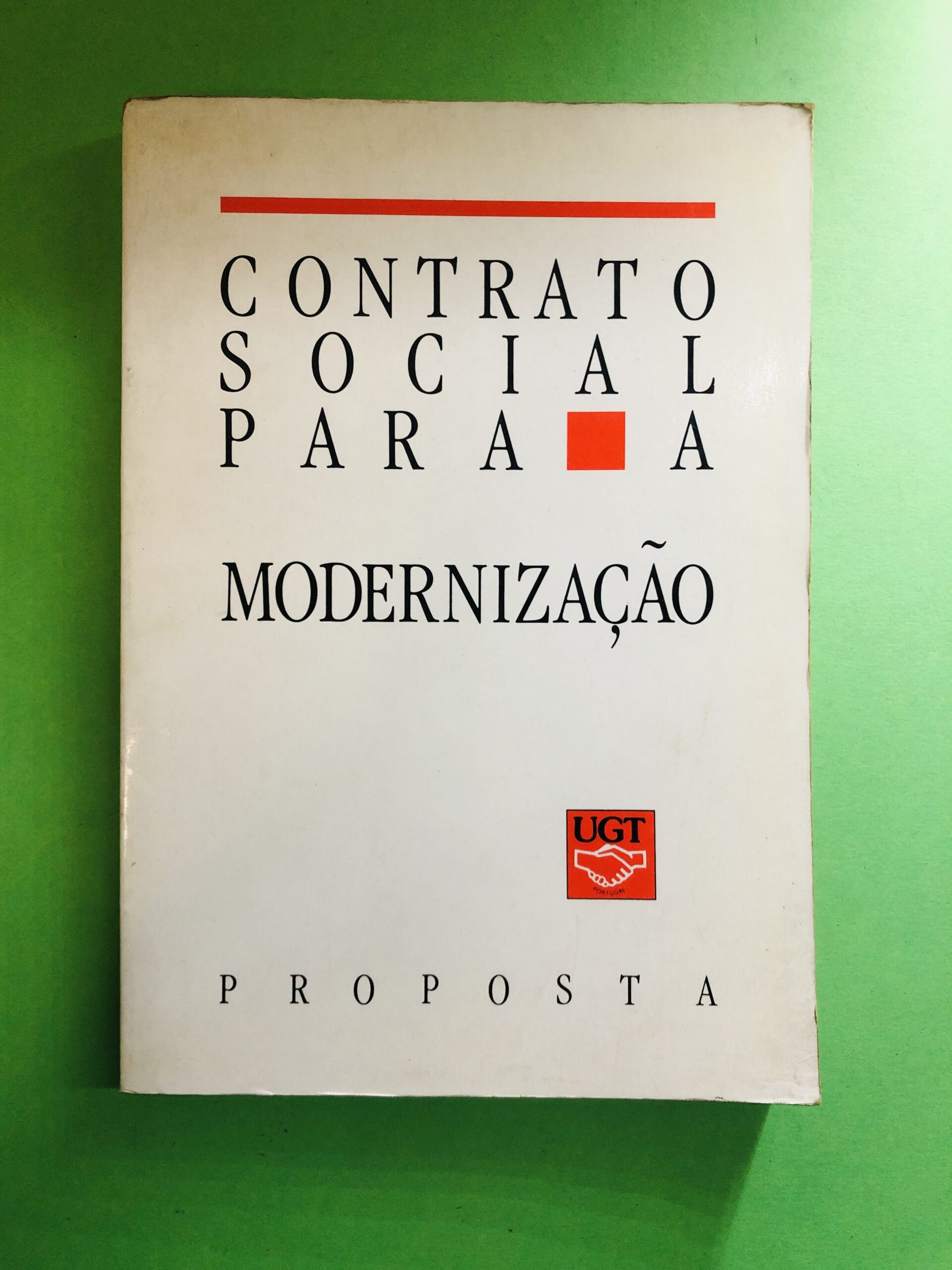Contrato Social para a Modernização - UGT