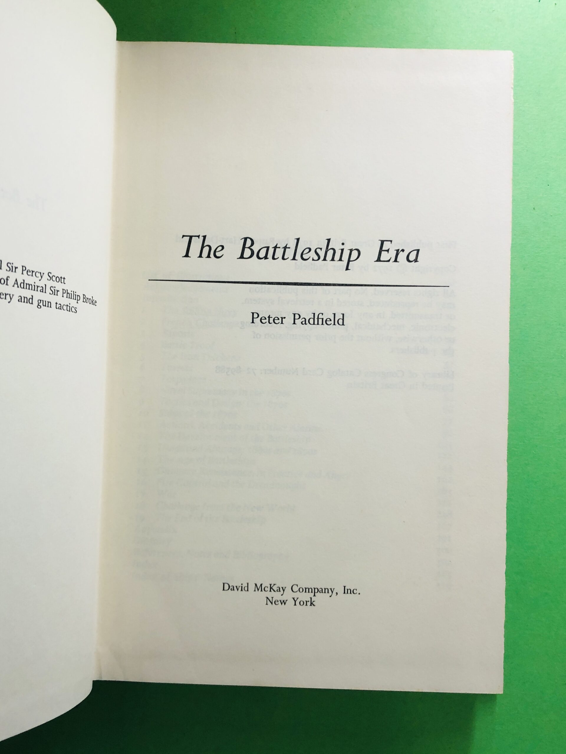 The Battleship Era - Peter Padfield