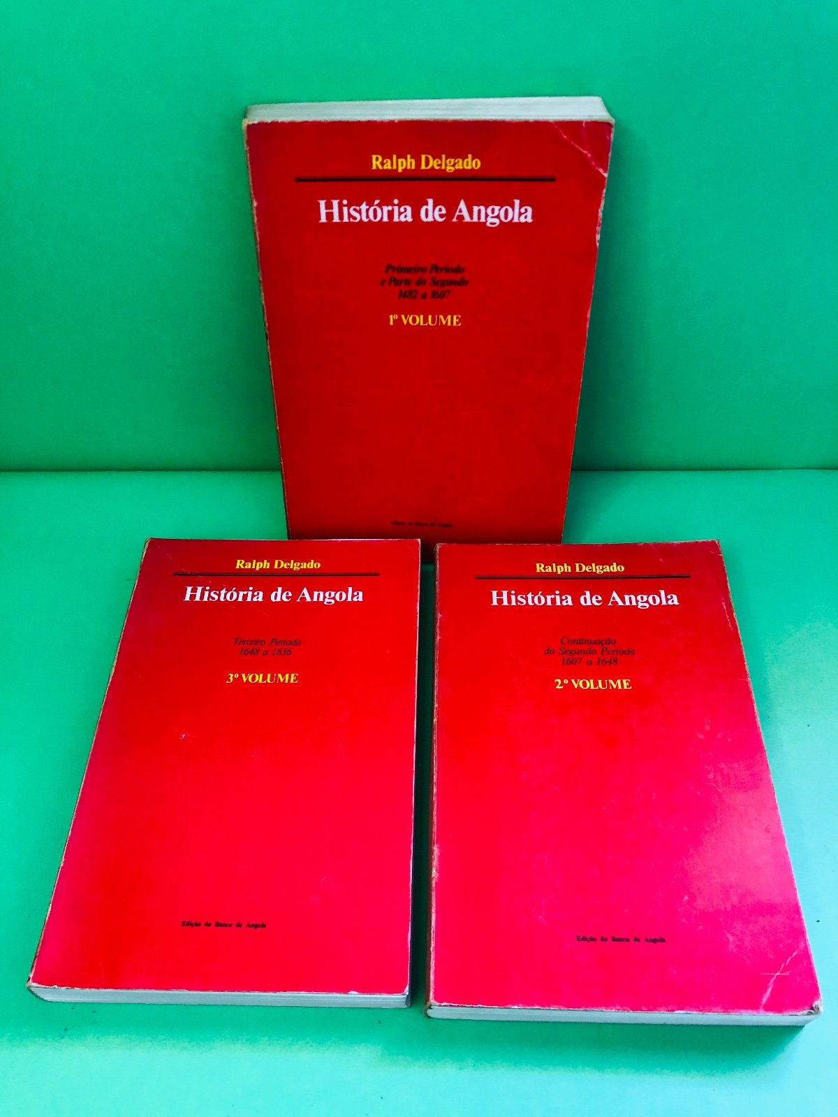 História de Angola 3 Volumes - Ralph Delgado