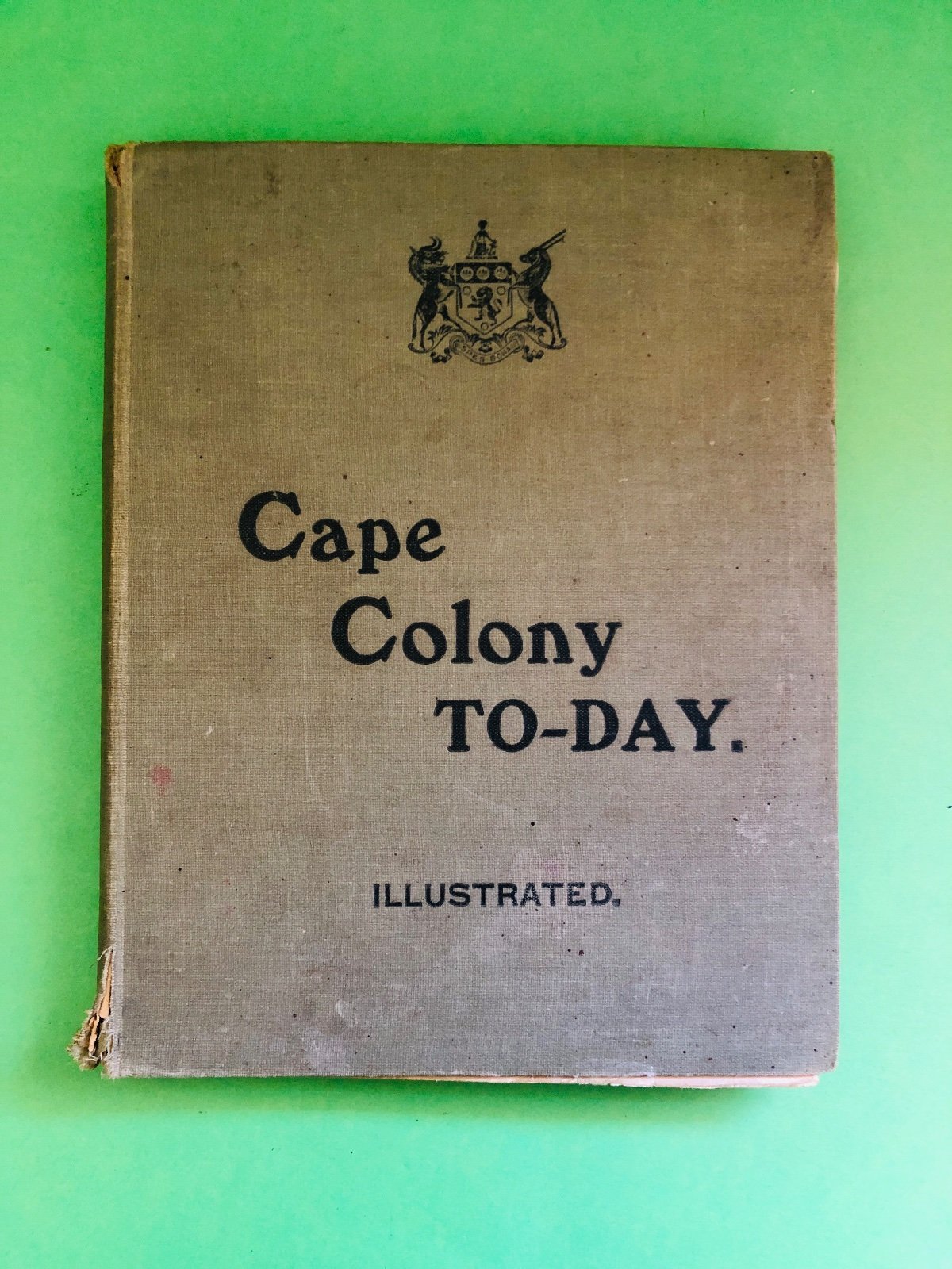 Cape Colony TO-DAY.