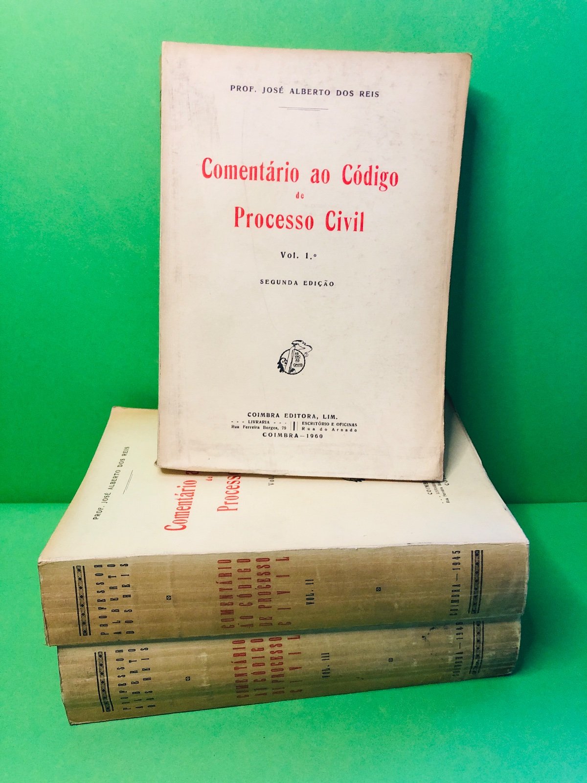 Comentário ao Código de Processo Civil VOL 1, 2 e 3 - Prof. José Alberto dos Reis