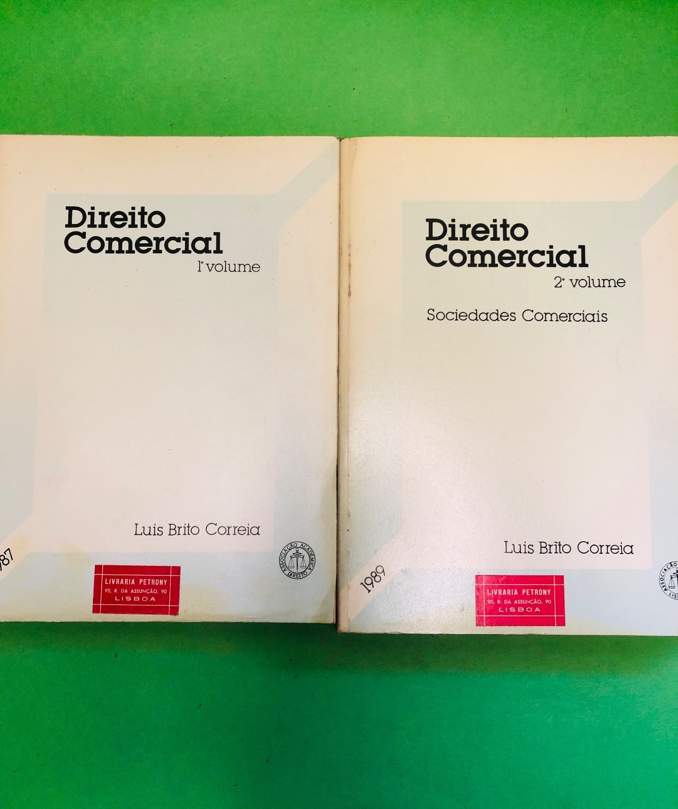 Direito Comercial VOL 1 e 2 [1989]- Luis Brito Correia