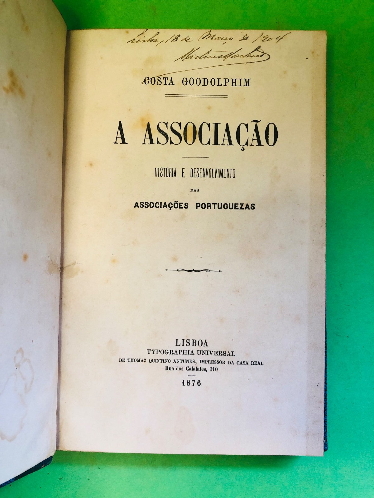 A Associação 1876 - Costa Goodolphim