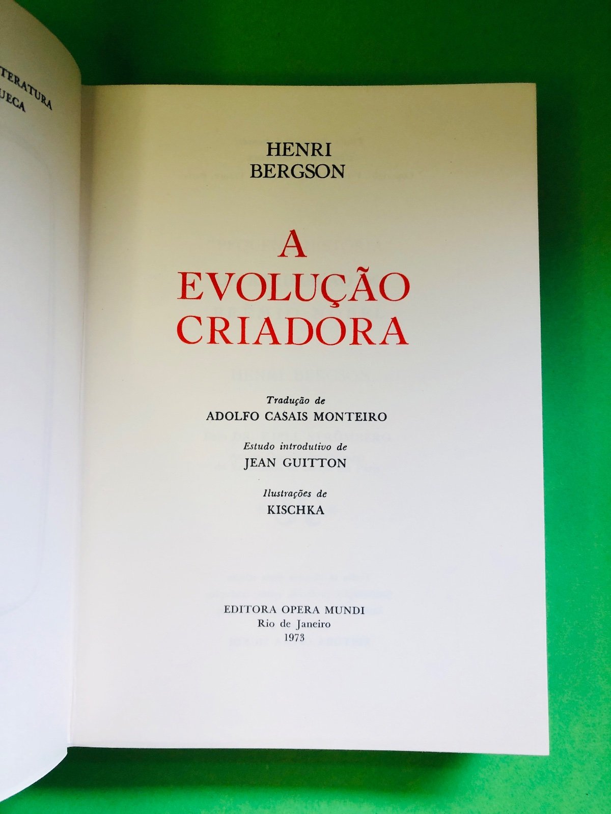 A Evolução Criadora - Henri Bergson