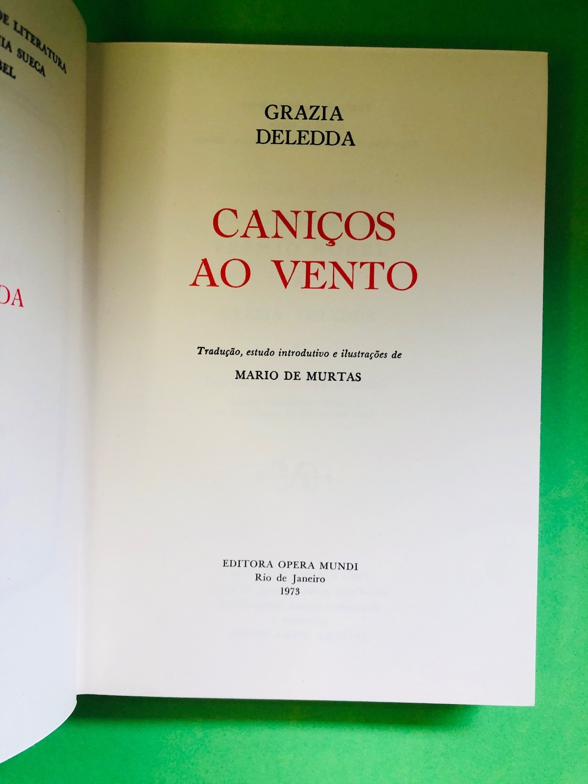 Caniços ao Vento - Grazia Deledda