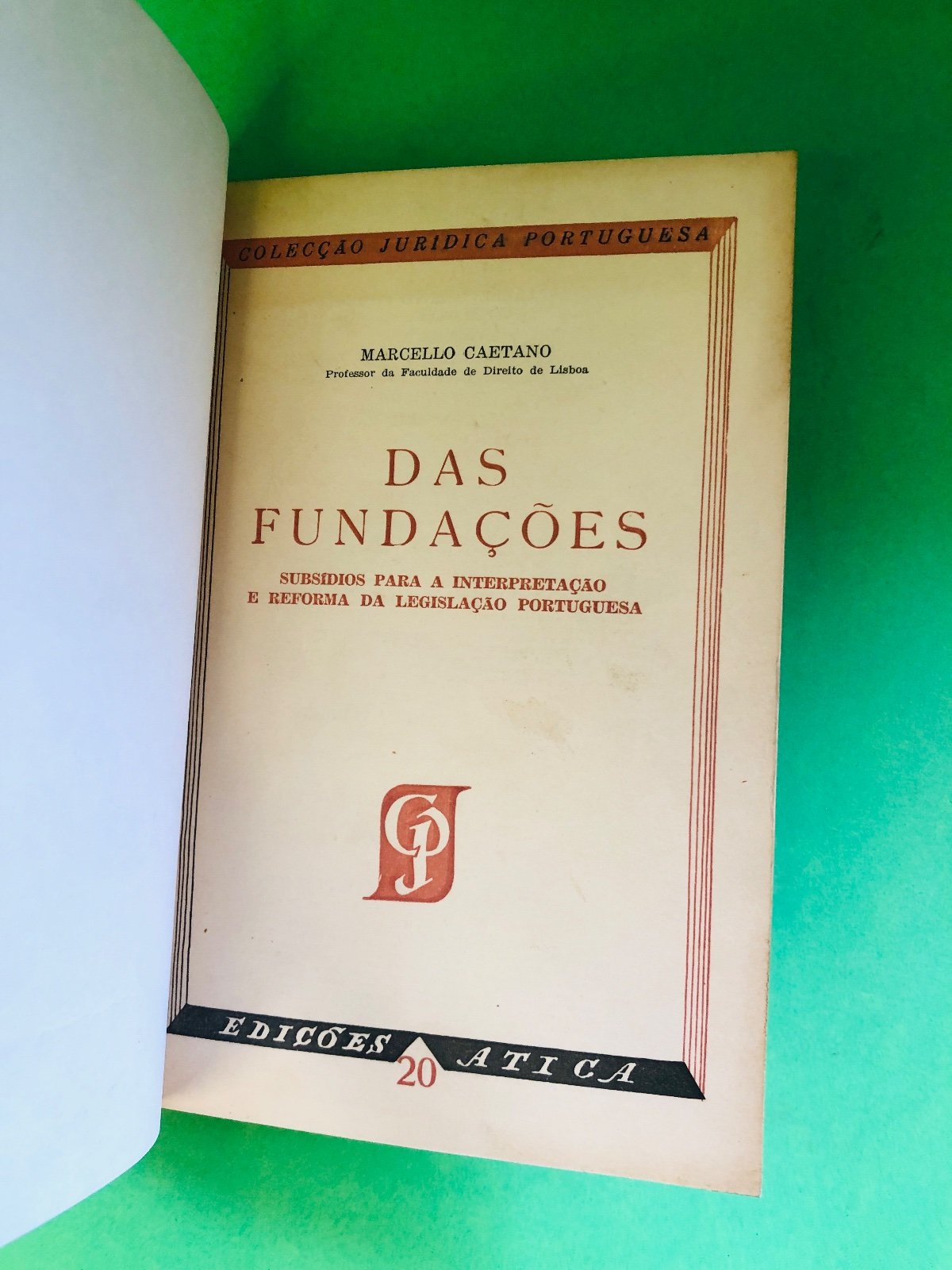 DAS FUNDAÇÕES - MARCELO CAETANO