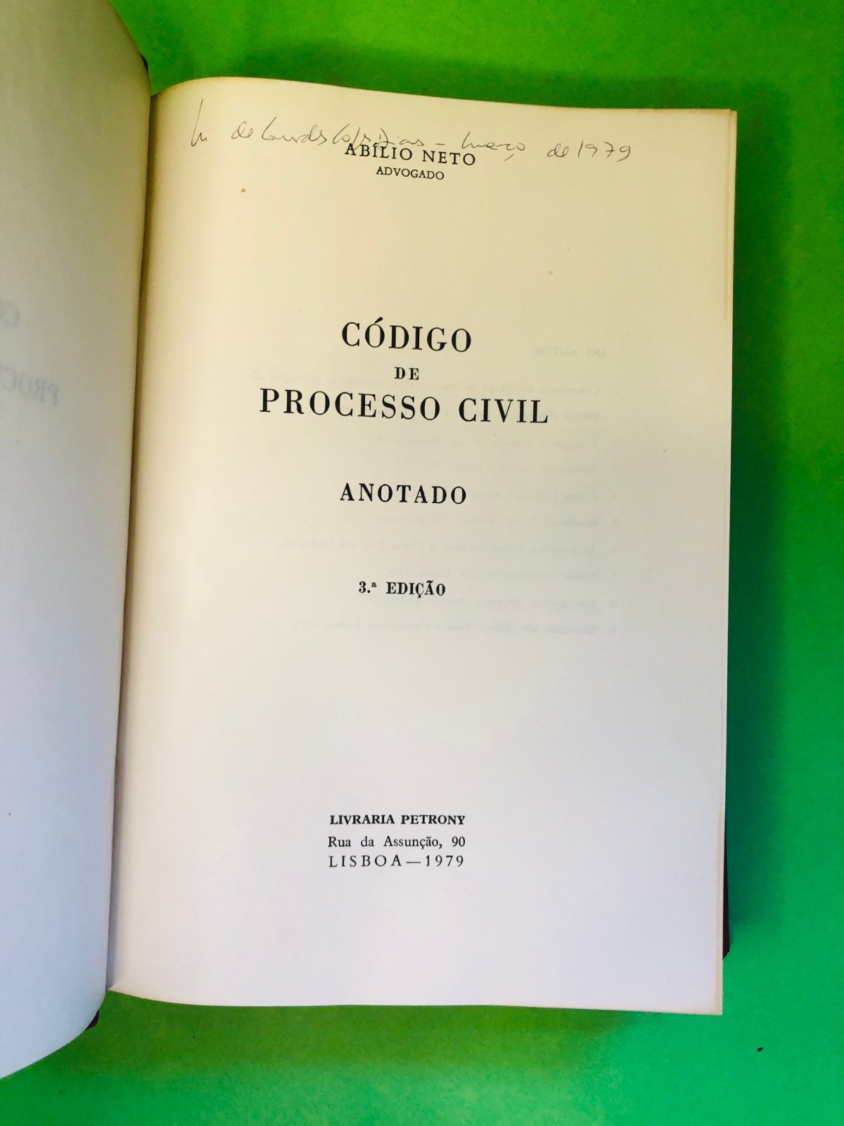 CÓDIGO DE PROCESSO CIVIL ANOTADO - ABÍLIO NETO