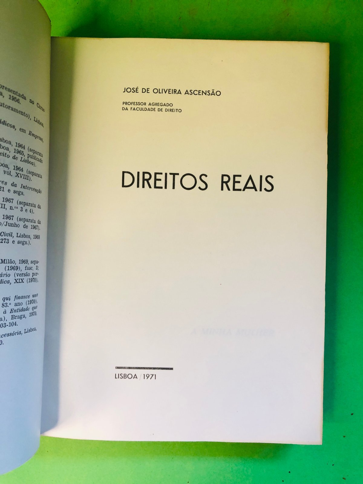 DIREITOS REAIS - JOSÉ DE OLIVEIRA ASCENSÃO