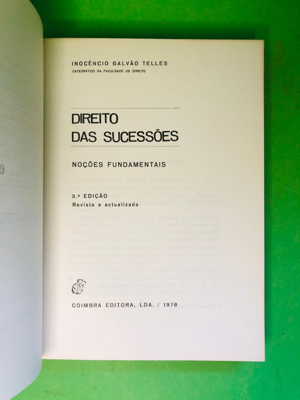 Direito das Sucessões - Inocêncio Galvão Telles