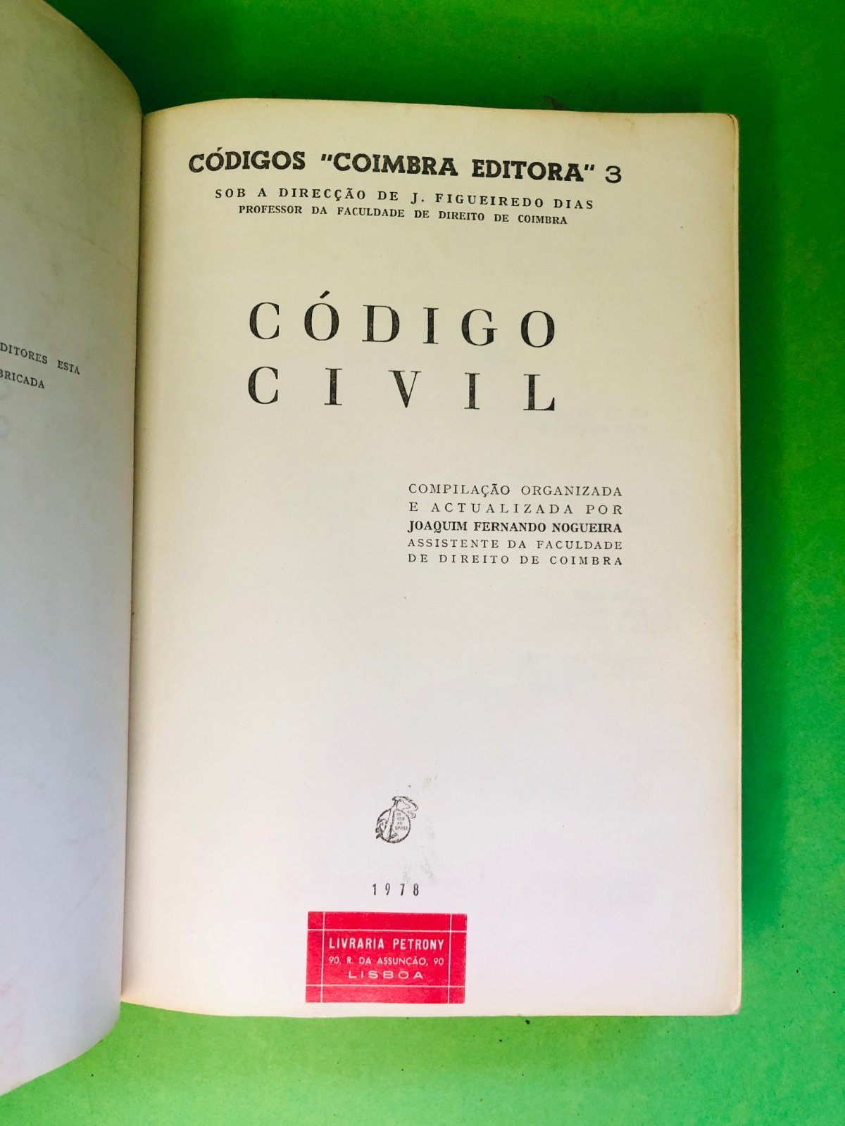 CÓDIGO CIVIL - J. Figueiredo Dias
